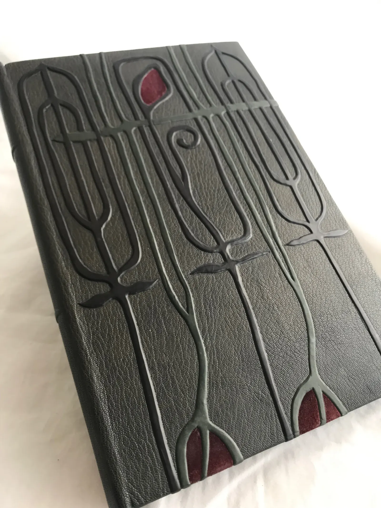 Fine bookbinding detail by Rosy Gray