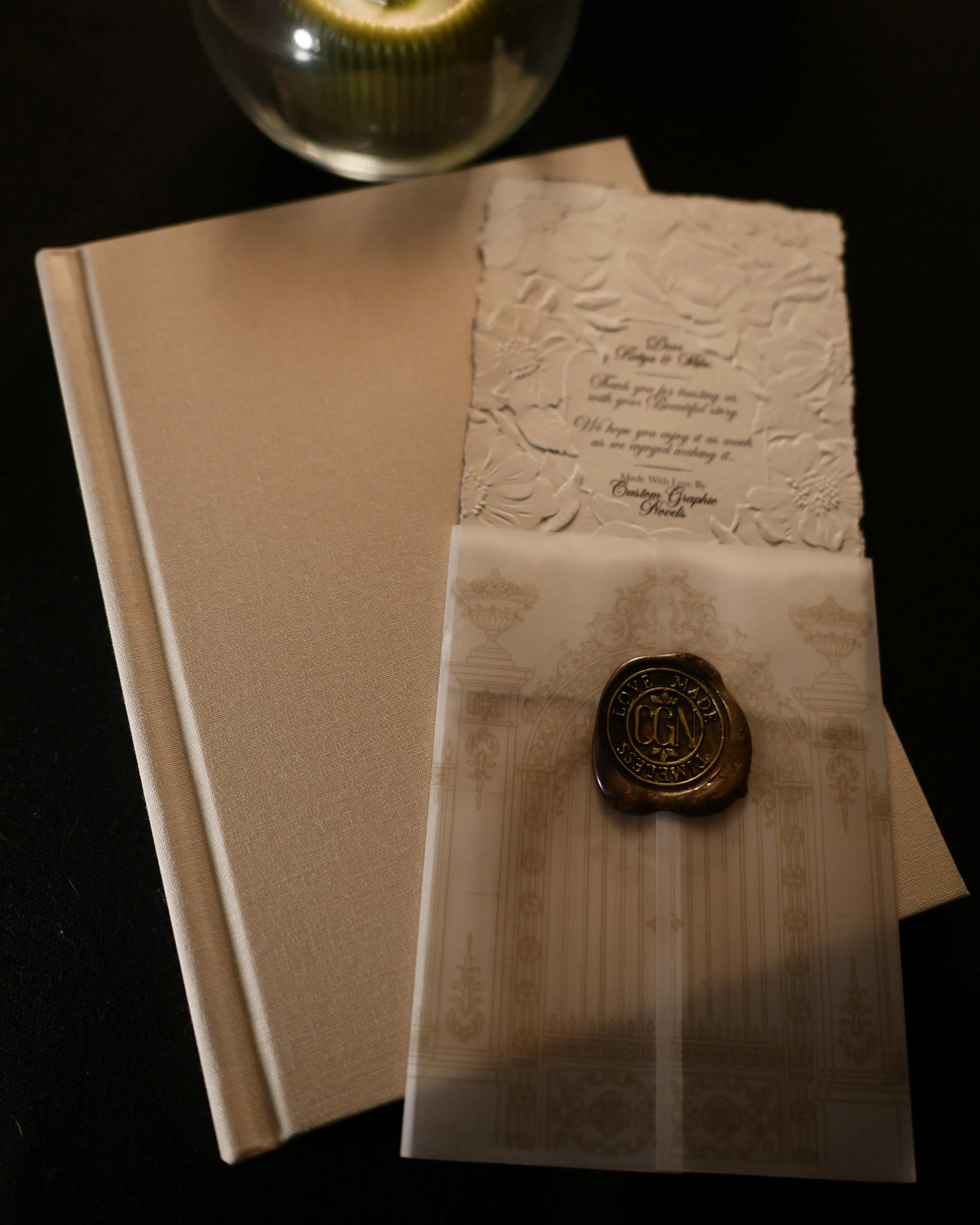 Personal foreword and afterword pages